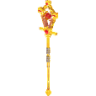 3DModel + Gold and Fire Staff  [ItemsAdder、Resource_pack]